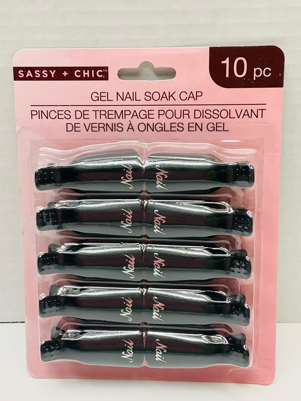 🌼4/$10🌼 NEW 10pc Gel Nail Soak Cap Clips - Black | Tool To Remove Gel Polish